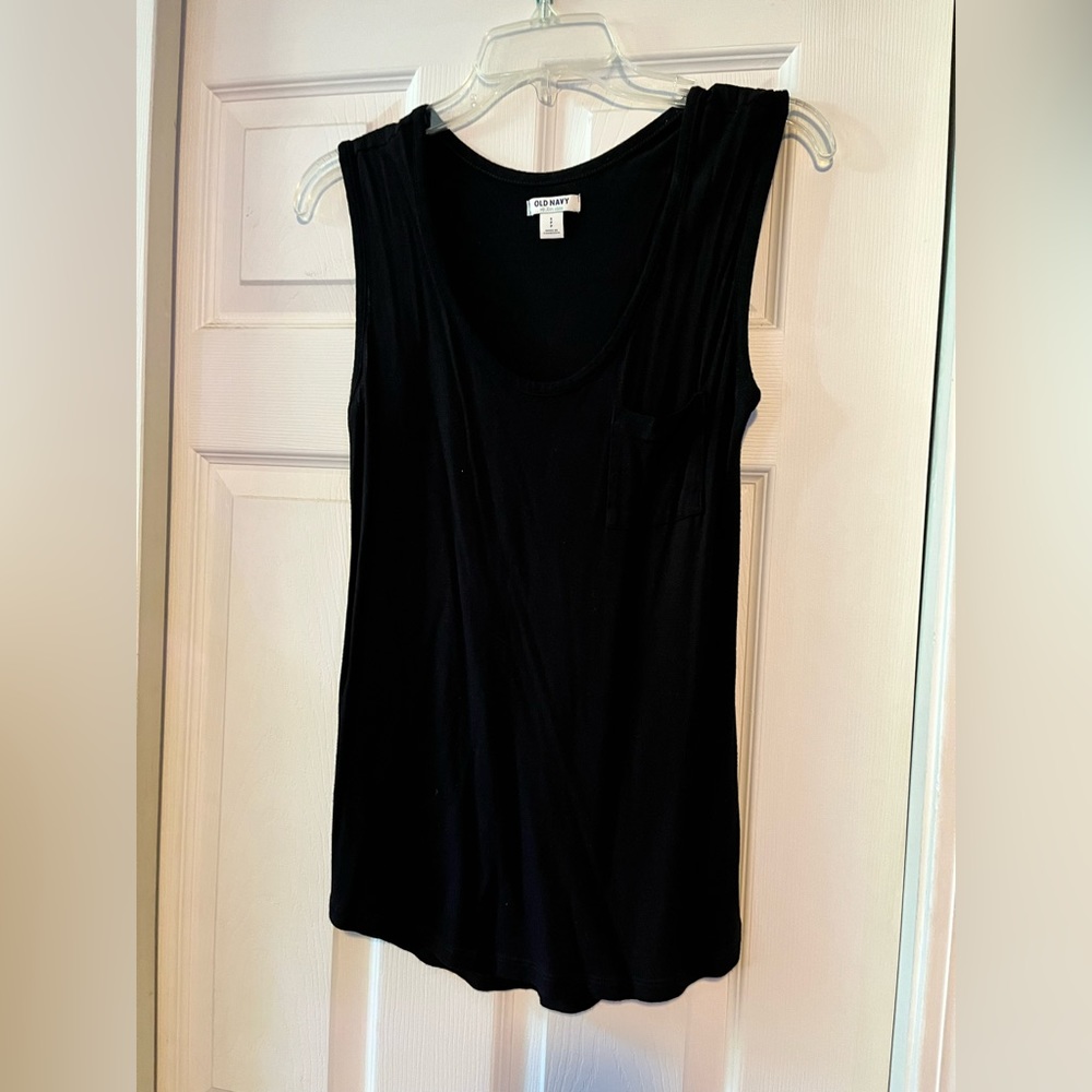 Black tank top